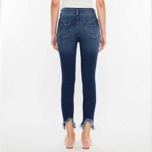 KanCan Truly High Rise Ankle Skinny Distressed Jeans Size 27 - Picture 2 of 7
